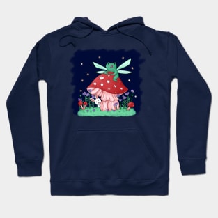 Fairy frog on a mushroom Hoodie